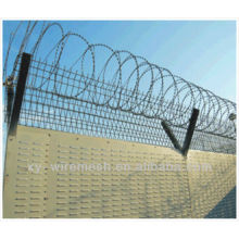 Concertina razor barbed wire mesh cheap barbed wire for sale(China)